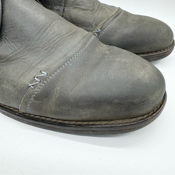 Fortress of Inca Anthro Leather Lace Up Chukka Desert Dress Ankle Boot Grey 11 - Picture 3 of 11